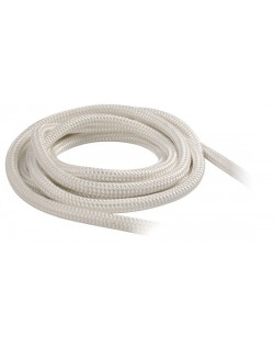 Double braid made of soft high-strength 12-strand polyester - WHITE Ø 6 mm